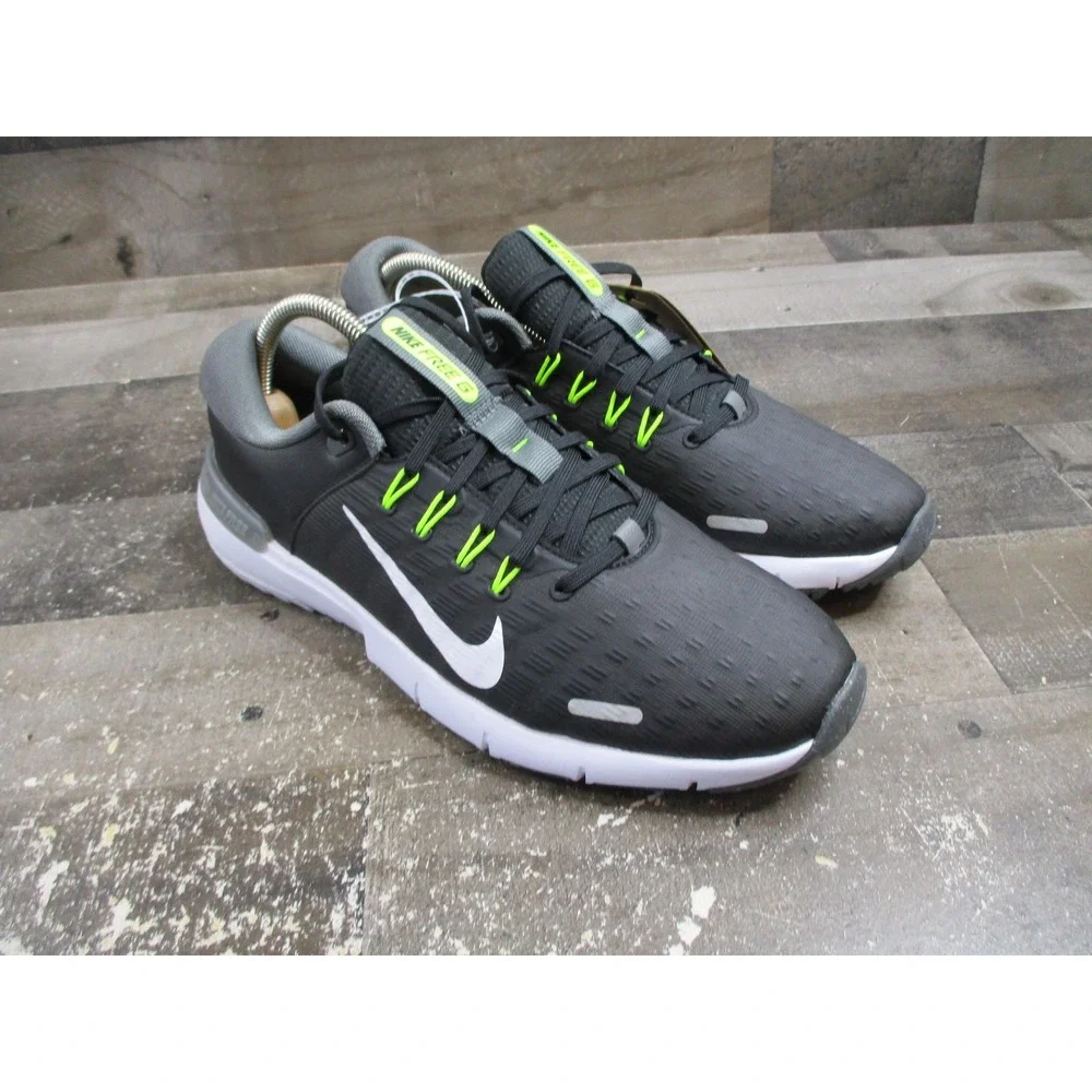Nike Free G Running Shoes Mens Size 9 Black Gray White Volt Sneakers FN0332-001